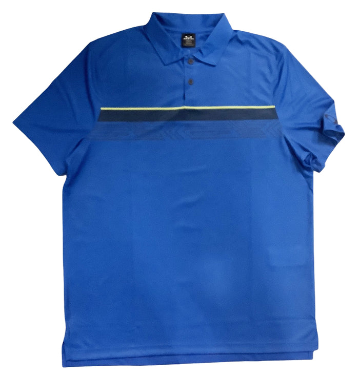 Oakley Print Layer Stripe Golf Polo 2021