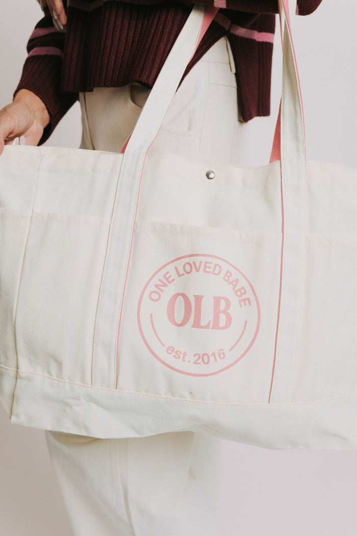 olb oversized tote bag front