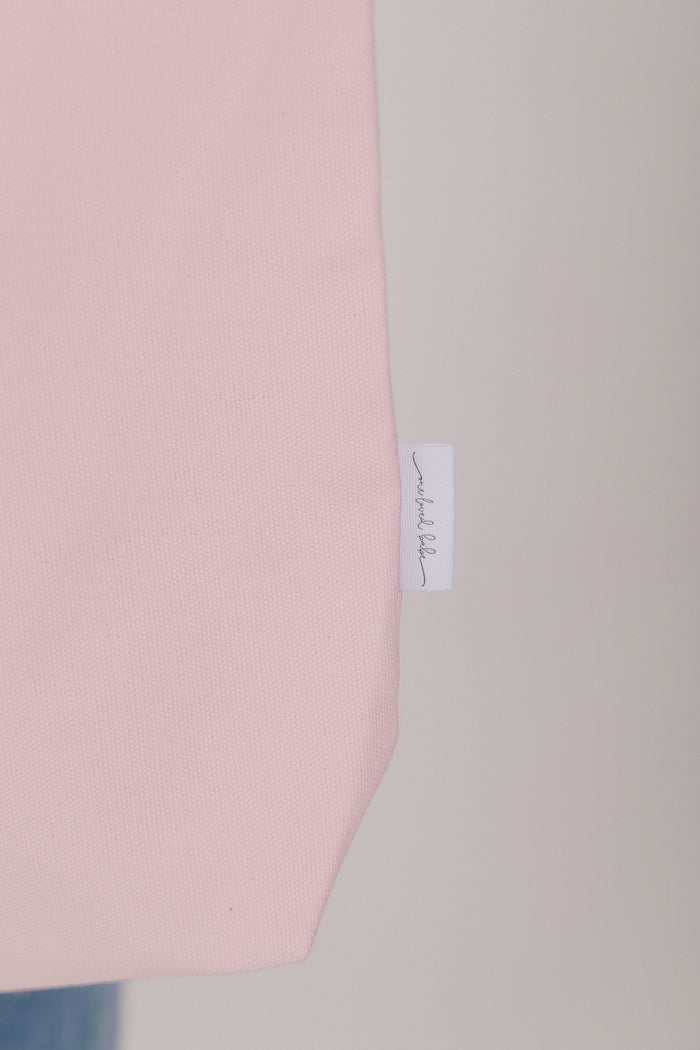 one loved babe tote bag pink