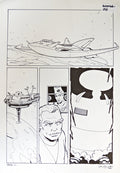 Original Thunderbirds Comic Pen and Ink Drawing