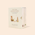 Set of 3 books for babies and kids with water color art and images of a fox and a bunny on the front.