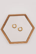 2.5mm gold hoops