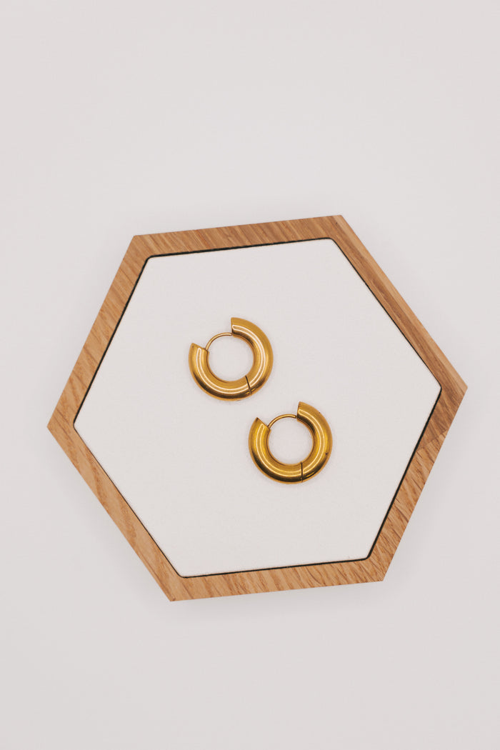 5mm gold hoops