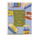 Playful Illustrated Wedding Card | Sardines