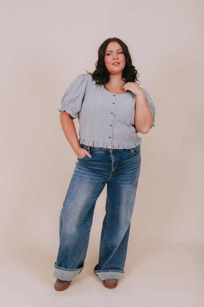 PLUS SIZE - Along The Boardwalk Top