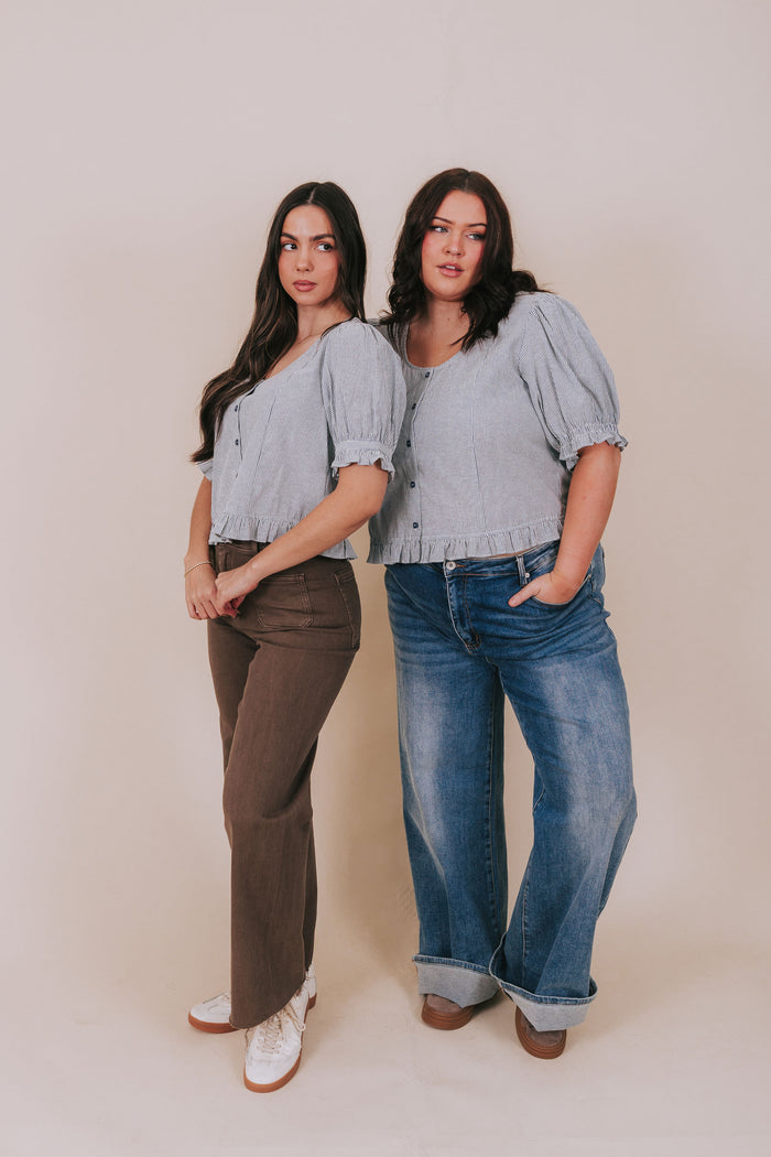 PLUS SIZE - Along The Boardwalk Top