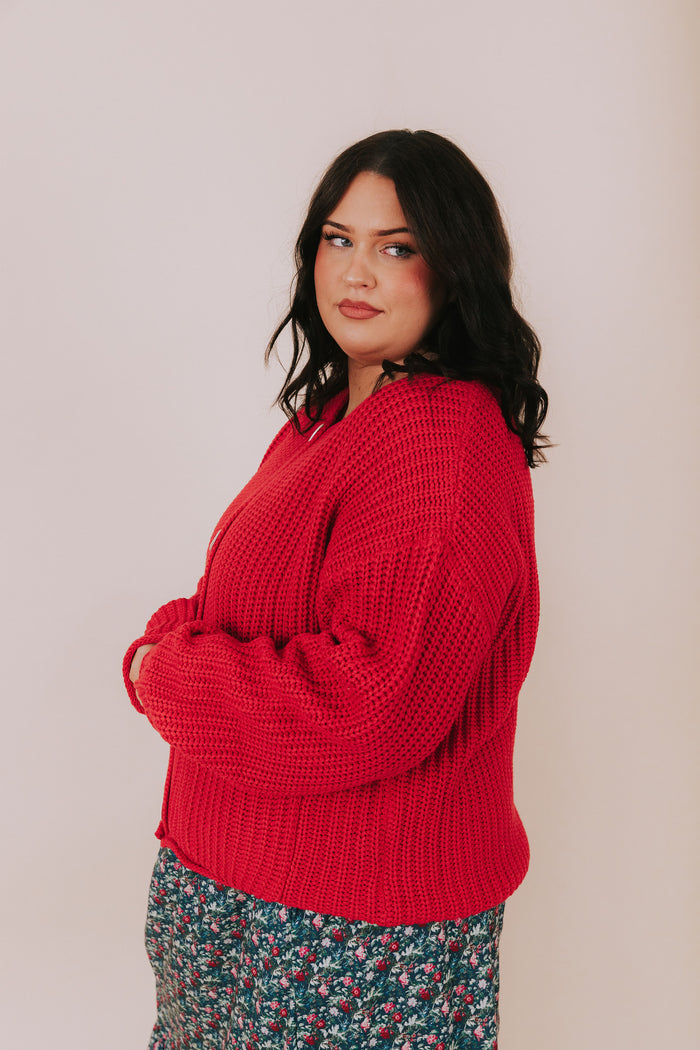 PLUS SIZE - By The Fireside Cardigan