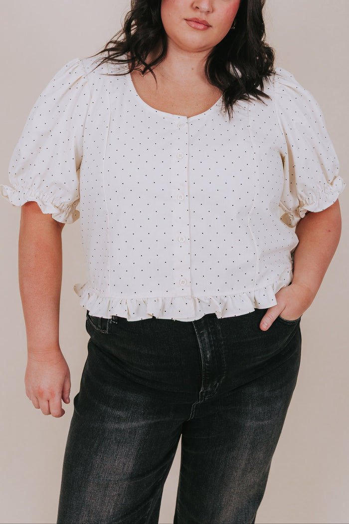 PLUS SIZE - Cookies And Cream Top