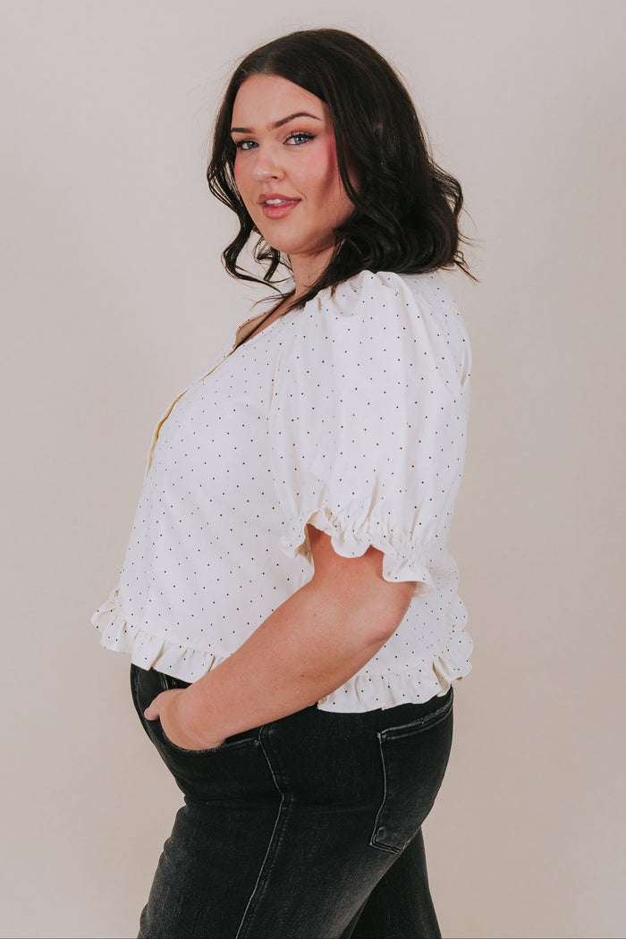 PLUS SIZE - Cookies And Cream Top