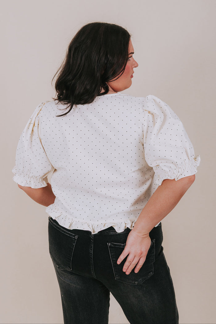 PLUS SIZE - Cookies And Cream Top