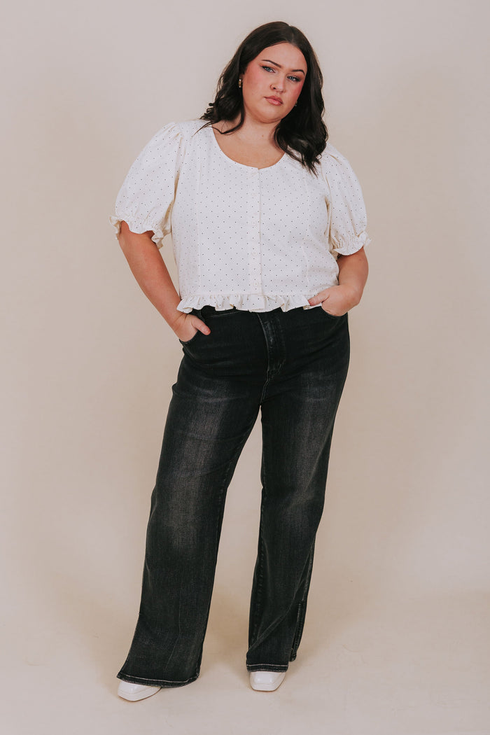 PLUS SIZE - Cookies And Cream Top