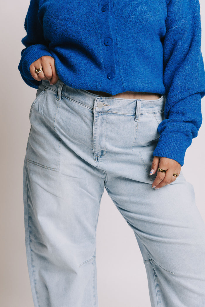 PLUS SIZE - RISEN - Knew Better Jeans