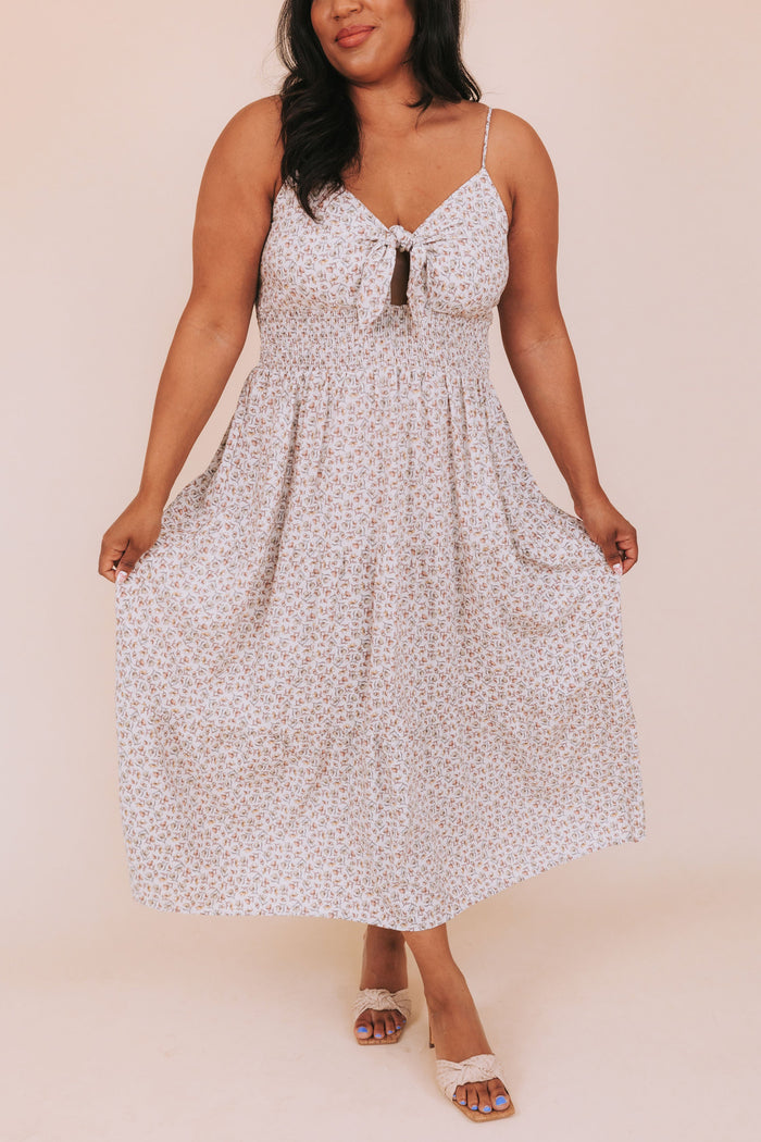 PLUS SIZE - Stay Awhile Dress