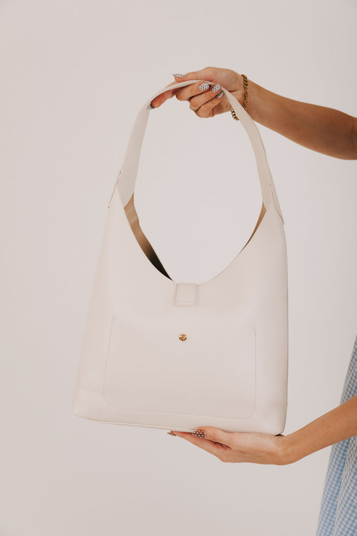PRETTY SIMPLE - Haddie Purse in Cream