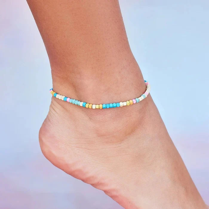 PURA VIDA - Bahama Bead Stretch Anklet
