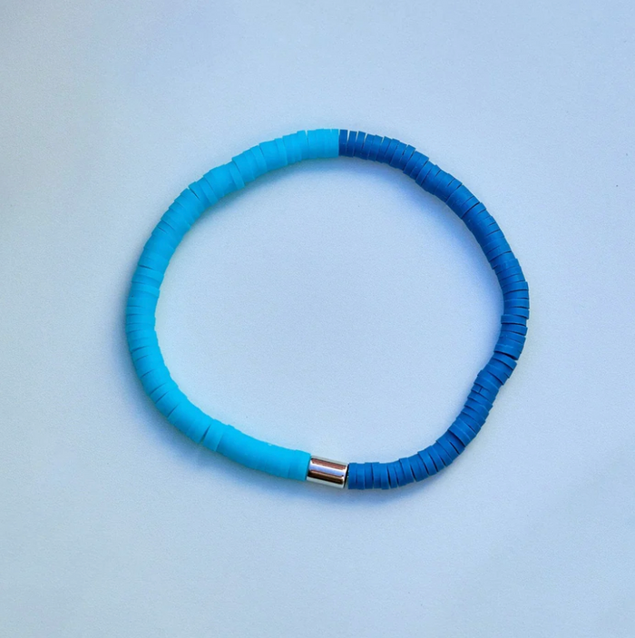 PURA VIDA - Bluebell Seascape Stretch Bracelet