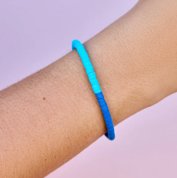 PURA VIDA - Bluebell Seascape Stretch Bracelet