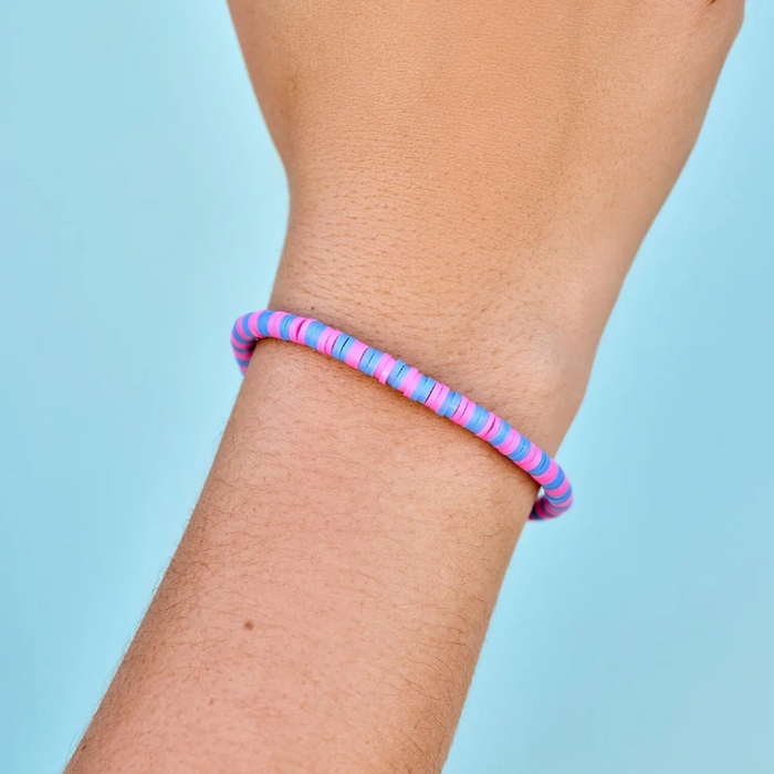PURA VIDA - Bubblegum Seascape Stretch Bracelet