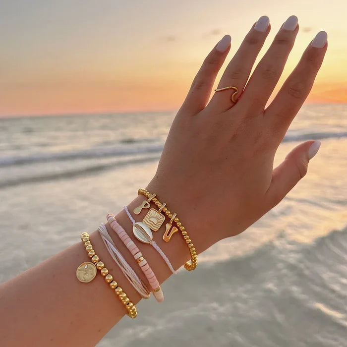 PURA VIDA - Harper Round Bead Stretch Bracelet