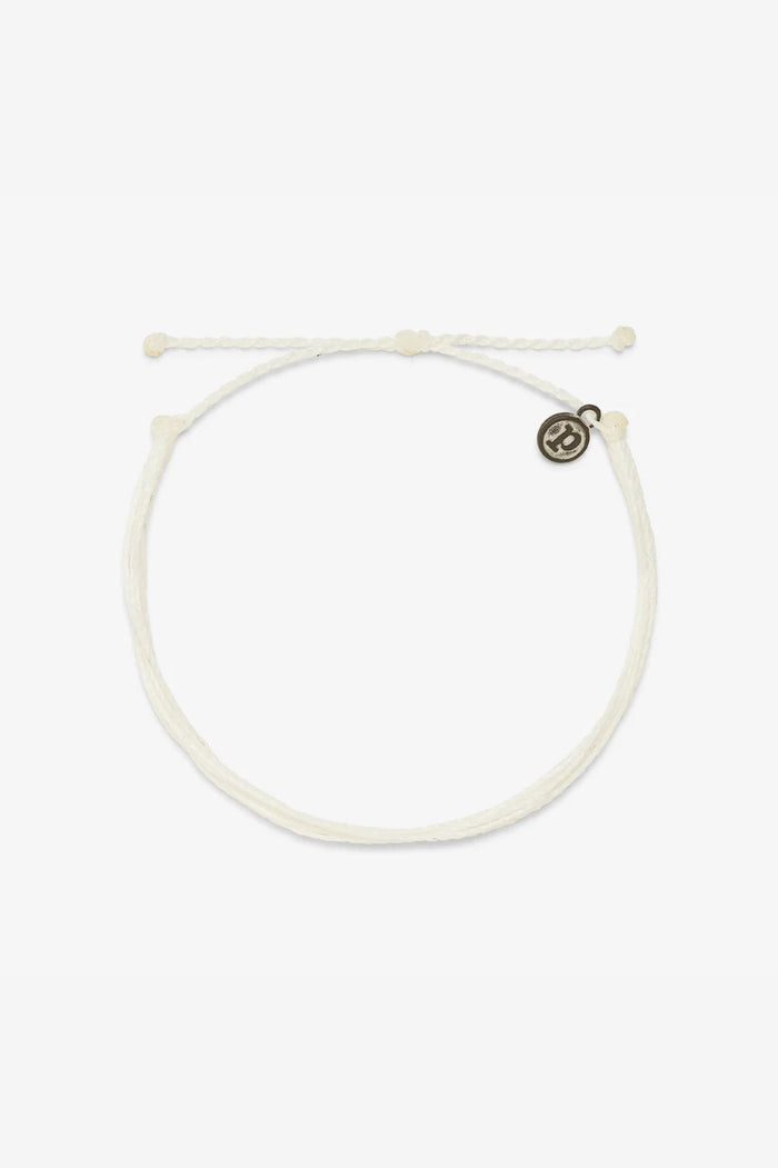 PURA VIDA - Original Anklet white