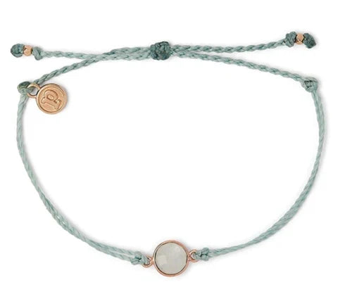 PURA VIDA - Round Moonstone Bracelet