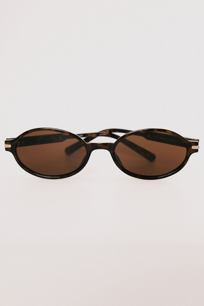 quay nevermind sunglasses brown