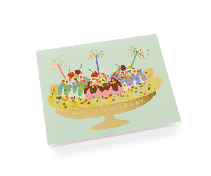 RIFLE PAPER CO - Boxed Set of Banana Split Birthday Cards