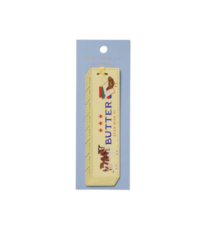 bookmark shaped like a stick of butter