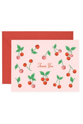RIFLE PAPER CO - Cherries Thank You Card