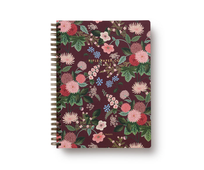 RIFLE PAPER CO - Dahlia Spiral Notebook