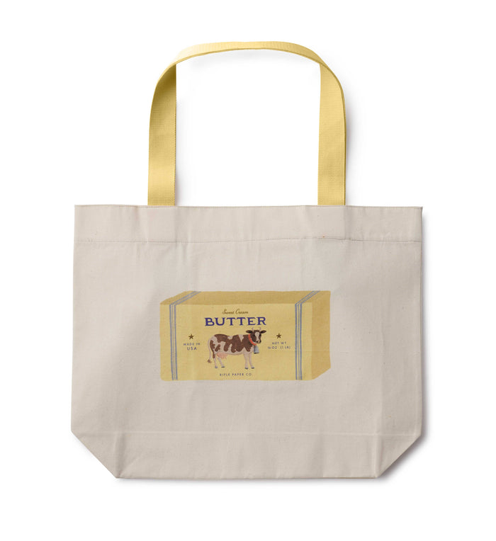 RIFLE PAPER CO. - East West Canvas Tote Bag