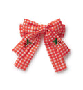 RIFLE PAPER CO - Gingham Cherries Embroidered Hair Bow