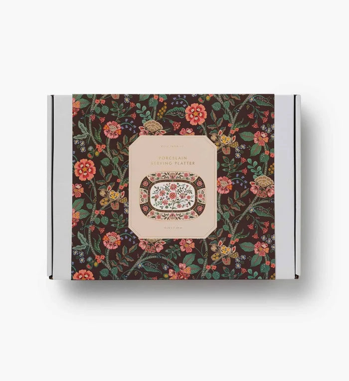 RIFLE PAPER CO - Gracie Large Porcelain Serving Platter