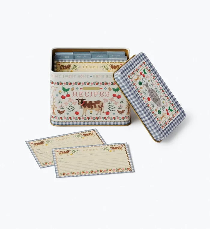 RIFLE PAPER CO - Home Sweet Home Recipe Tin