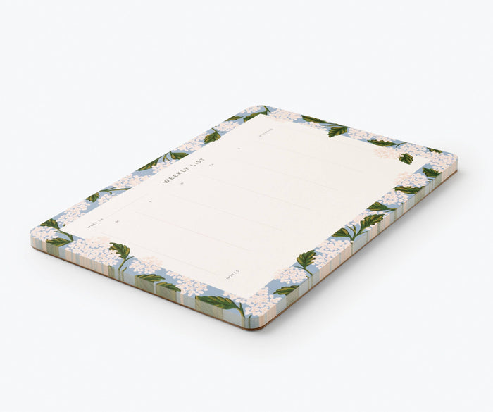 RIFLE PAPER CO - Hydrangea Weekly Desk Pad
