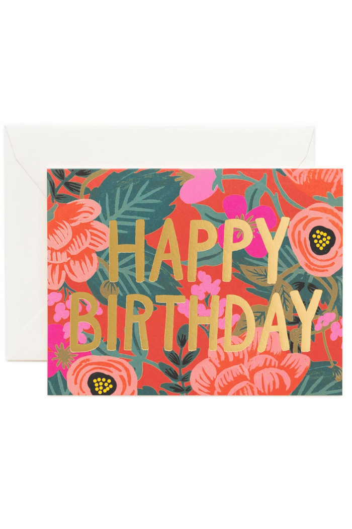 RIFLE PAPER CO - Poppy Birthday Card