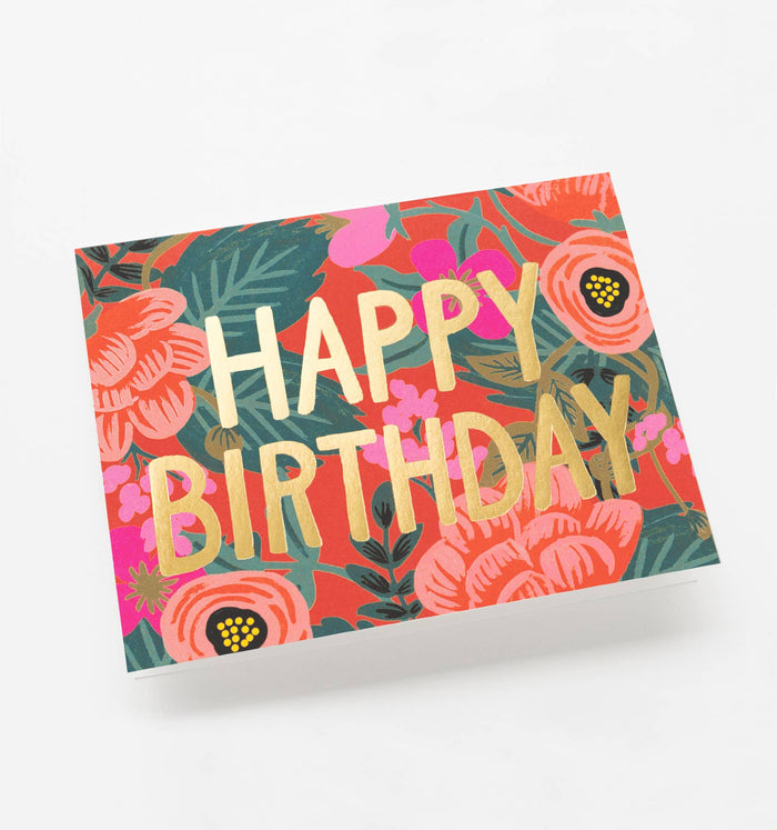 RIFLE PAPER CO - Poppy Birthday Card
