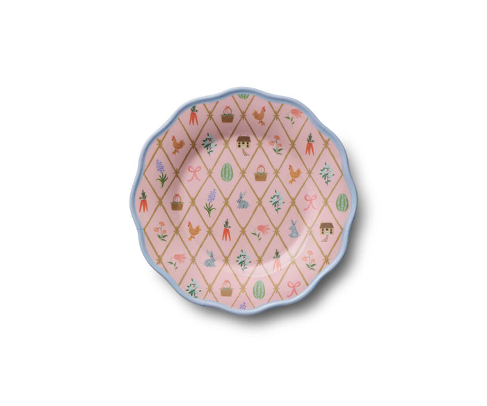 RIFLE PAPER CO - Spring Farm Melamine Assorted Dessert Plates