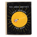Rocket Ship Birthday Card | Trip Around the Sun