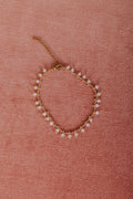 18K gold plated dainty bracelet front