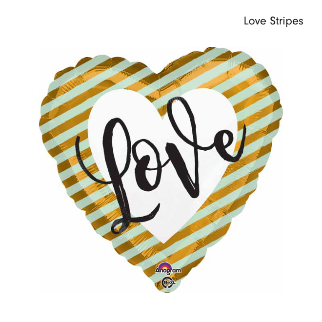 18" Love Stripes
