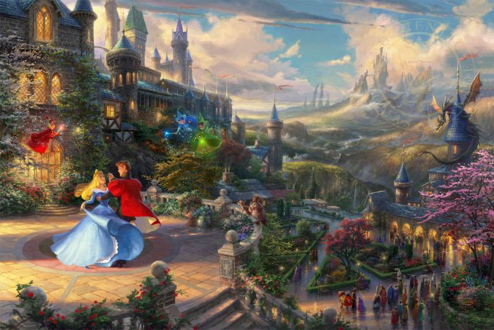 Sleeping Beauty Dancing in The Enchanted Light