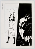 Split Panel Batman