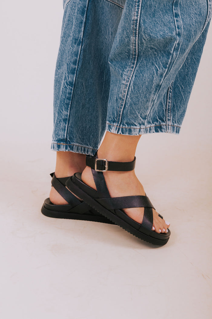 STEVE MADDEN - Mira Black Leather