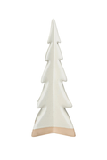 White cream stoneware ceramic decorative tree