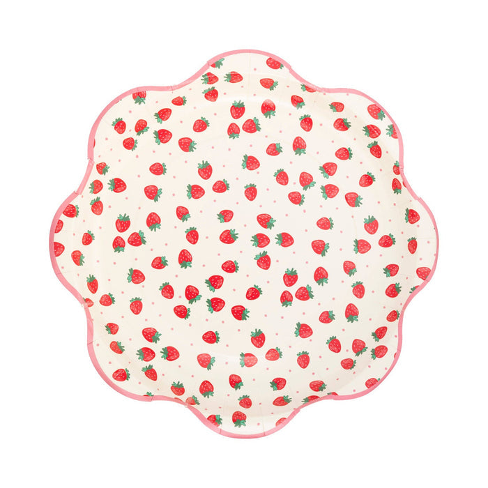Strawberries 10" Paper Plates