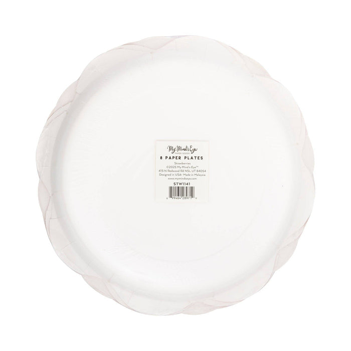 Strawberries 10" Paper Plates