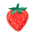 Strawberry Shaped Paper Plates