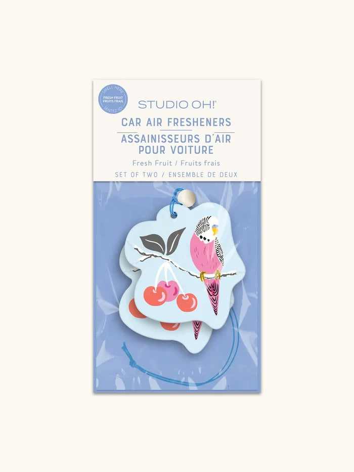 STUDIO OH! - Birds in the Cherry Tree Car Air Freshener