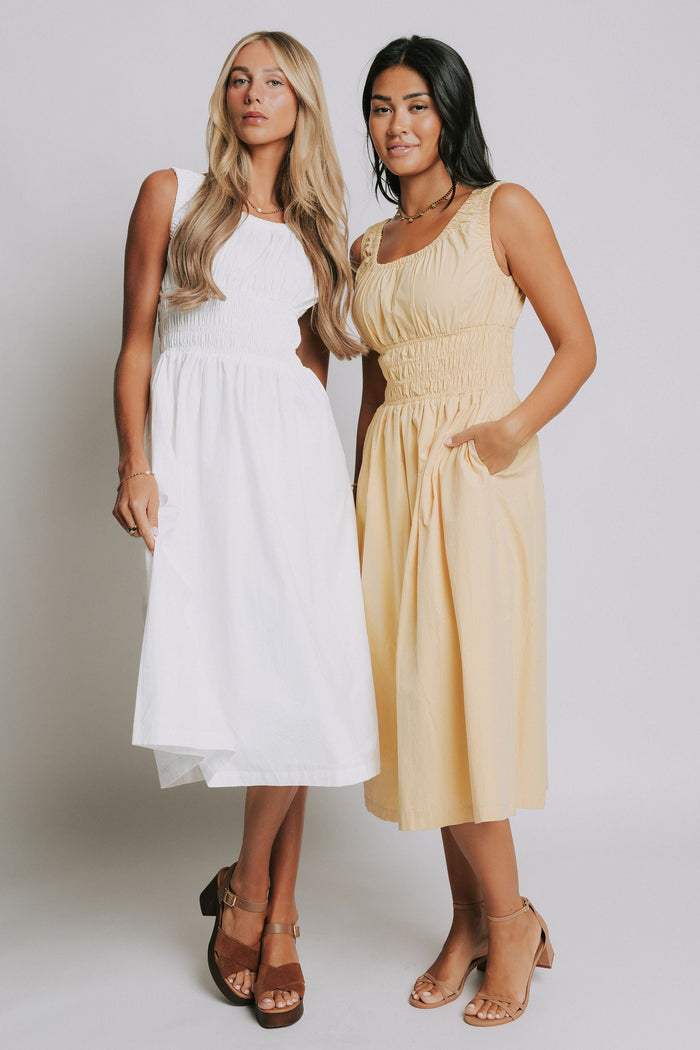 Sun On My Shoulders Dress - 2 Colors!